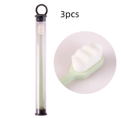 USA Local Ultra-fine Toothbrush Super Soft Bristle Deep Cleaning Brush Portable For Oral Care Tools Teeth Care Oral Cleaning Travel