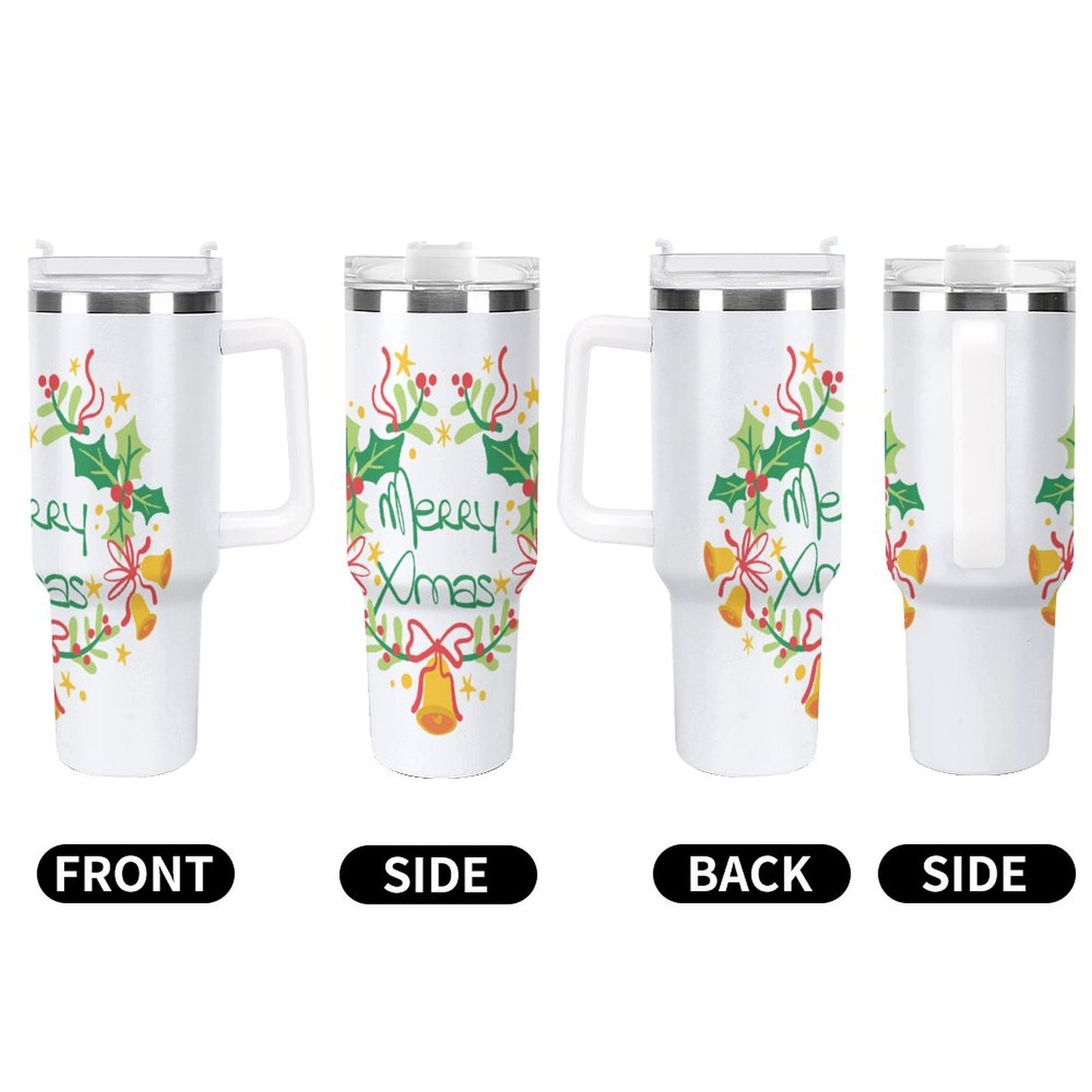 PHDT00127 POD US Local Tumbler 40 oz Large Capacity Car Cup Christmas Sign Bell