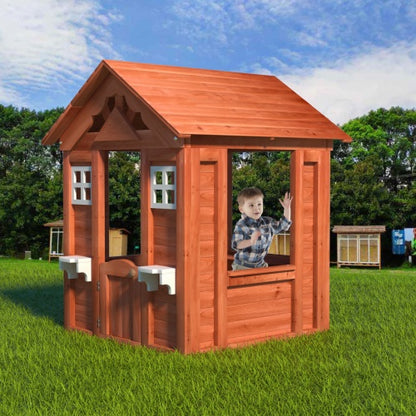 US Local Wooden Children's Playhouse