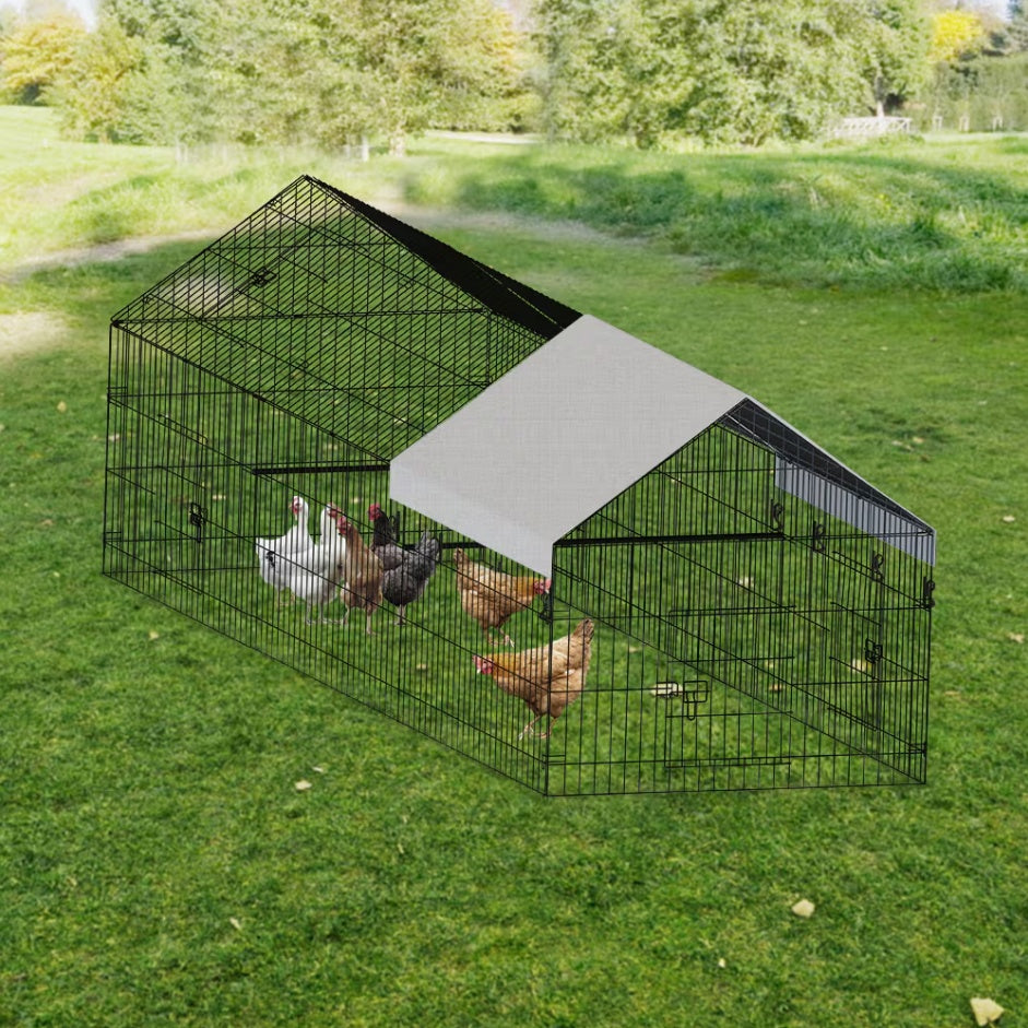 US Local Poultry Farming Outdoor Metal Chicken Coop