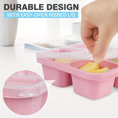 US Local Portable Four-compartment Environmentally Friendly Daily Use Lunch Box