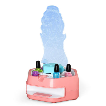 US Local Kids Makeup And Nail Art Spray Set Toys Creative Playtime Fun Kids Fun Nail Art Perfect Holiday Gift