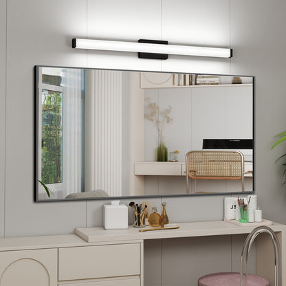US Local Black Modern Bathroom Light Fixtures Over Mirror 41 Inch LED Vanity Lights Bar For Bath