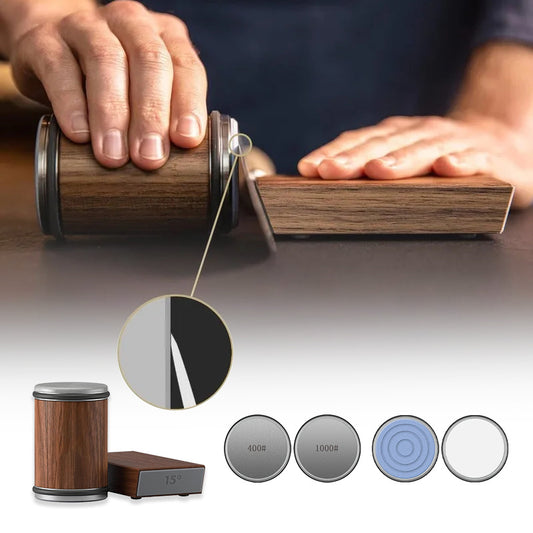 USA Local Kitchen Gadget Roller Sharpener Tungsten Steel Adjustable Angle Round