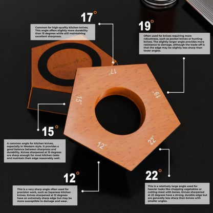 US Local Rolling Knife Sharpener Kit 5 Magnetic Angles 12 Degrees, 15 Degrees, 17 Degrees, 19 Degrees, 22 Degrees. Professional Rolling Knife Sharpening Tool Perfect For Kitchen, Chef, Pocket & Serrated Knives