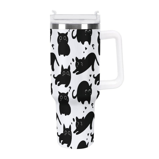 PHDT00117 POD US Local Tumbler 40 oz Large Capacity Car Cup Cat 06