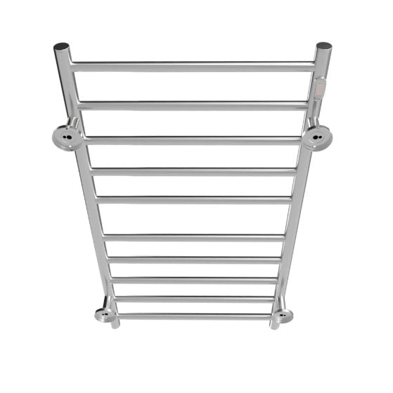 US Local Electric Heated Towel Rack For Bathroom, Wall Mounted Towel Warmer, 10 Stainless Steel Bars Drying Rack