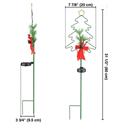 US Local Christmas Tree Solar Stake Light