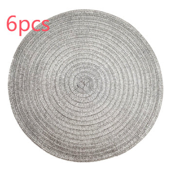 Western-style Placemat Home Placemat Coasters Heat Proof Mat