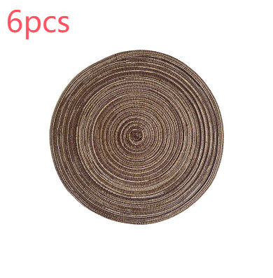 Western-style Placemat Home Placemat Coasters Heat Proof Mat