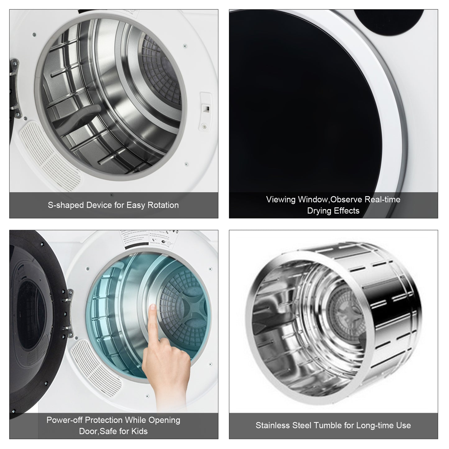 US Local GDZ60-628E 6kg 13.2Ibs Dryer