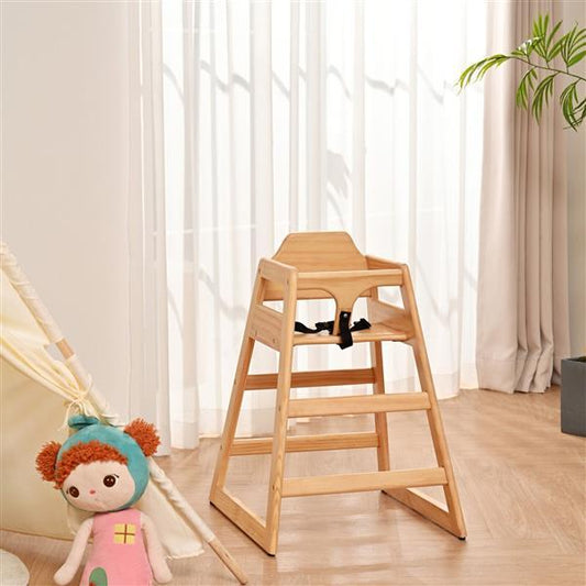 US Local Wooden Double-layer Solid Wood Baby Height Chair