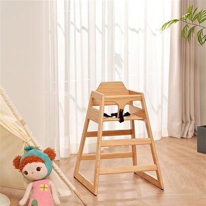 US Local Wooden Double-layer Solid Wood Baby Height Chair