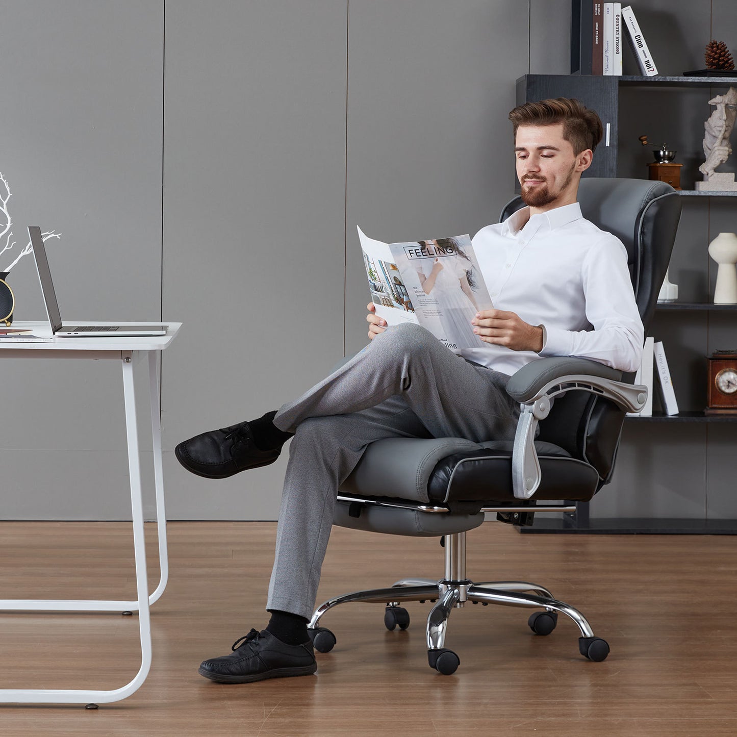 US Local Executive Chair With Headrest Thicker