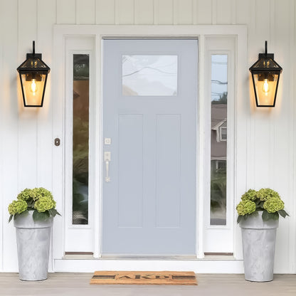 US Local Modern Outdoor Waterproof Wall Lamp 2pack