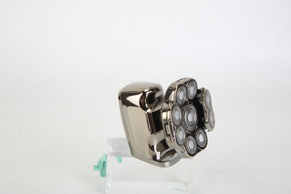 US Local 1Pc 6 In 1 9D Electric Head Shaver For Men Cordless Rechargeable Wet Dry Razor With LED Display Travel Lock Stall Protection Cleaning Reminder