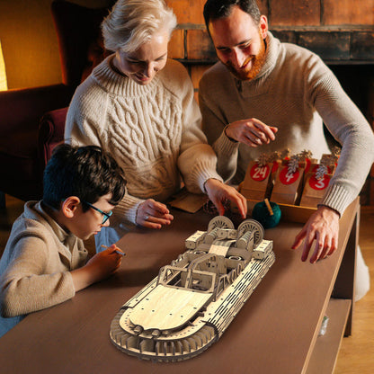 US Local Stylish And Simple Allengrad Speedboat Shape Puzzle Toy