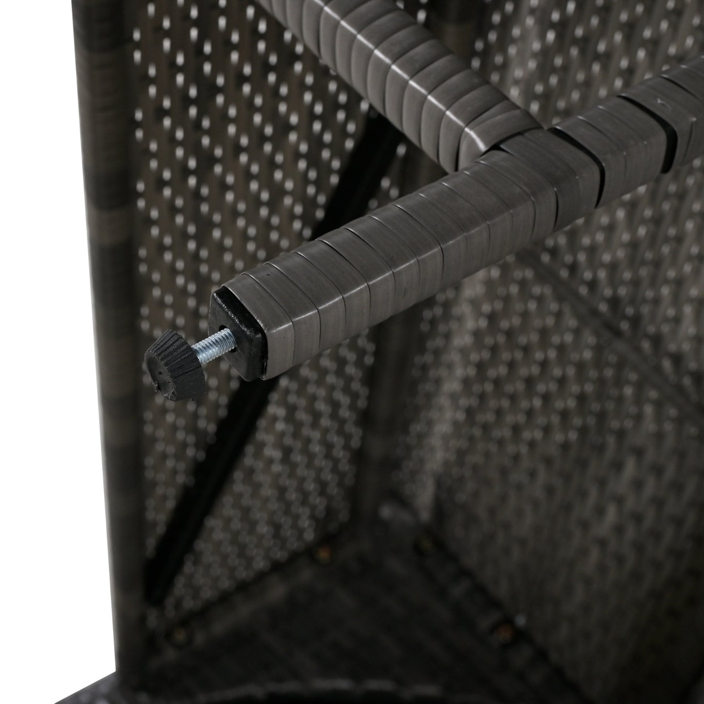 US Local U STYLE Outdoor Loveseat And Convertible To Four Seats And A Table,Suitable For Gardens And Lawns