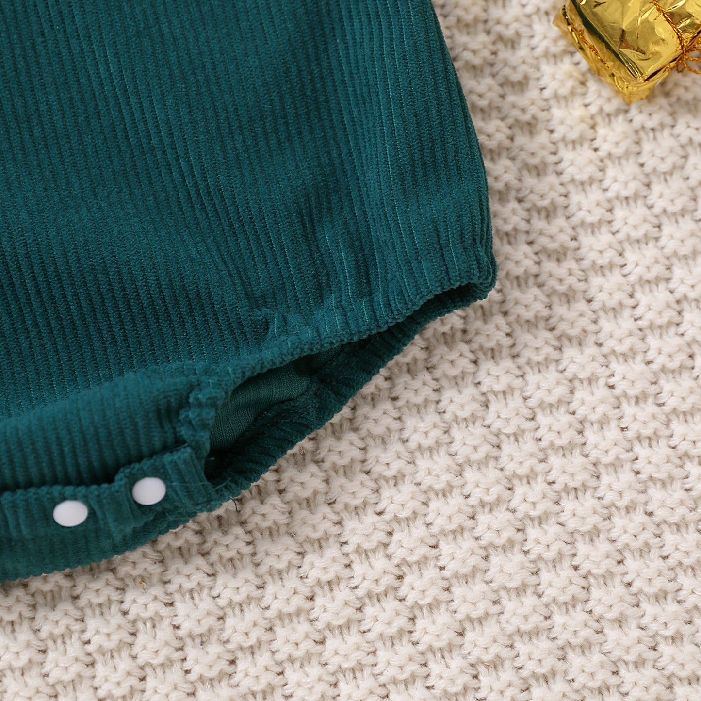 Santa Claus Christmas Tree Girls' Christmas Triangle Rompers