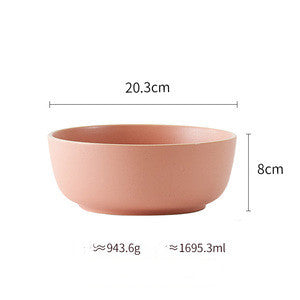 US Local Pure Color Matte Ceramic Plate