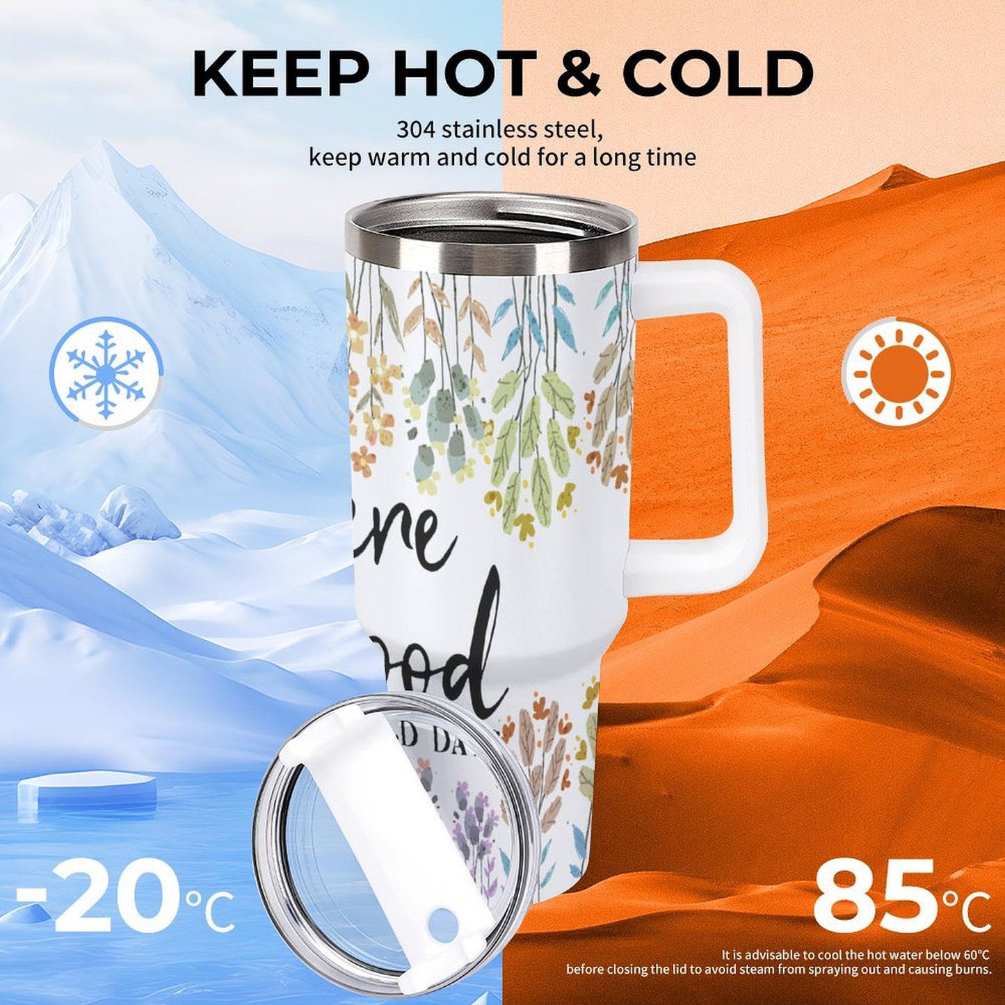 PHDT00097 POD US Local Tumbler 40 oz Large Capacity Car Cup Good Old Days