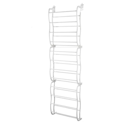 US Local 36 Pairs Over-The-Door Shoe Rack 12 Layers Wall Hanging Closet Shoe Organizer Storage Stand