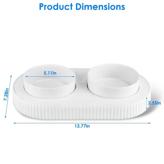 US Local Heated Water Bowl For Dogs And Cats Ceramic Heated Pet Water Bowl