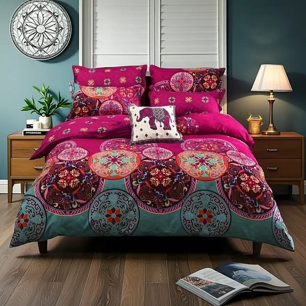 US Local 3pcs Duvet Cover Set Queen Duvet Coverx1 Pillowcasex2 Extremely Diverse Styles