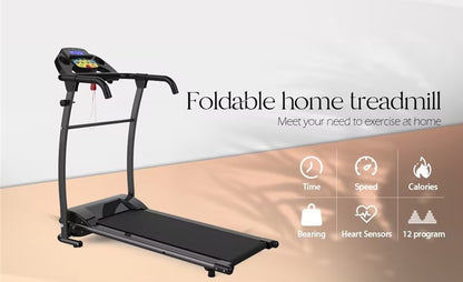 US Local Folding Treadmill Electric Running Machine