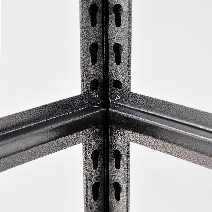 US Local Tier Metal Shelves For Storage Garage Shelving 2000LBS Heavy Duty Storage Shelves Adjustable Garage Shelf Industrial Shelving Unit Storage Utility Rack,Black