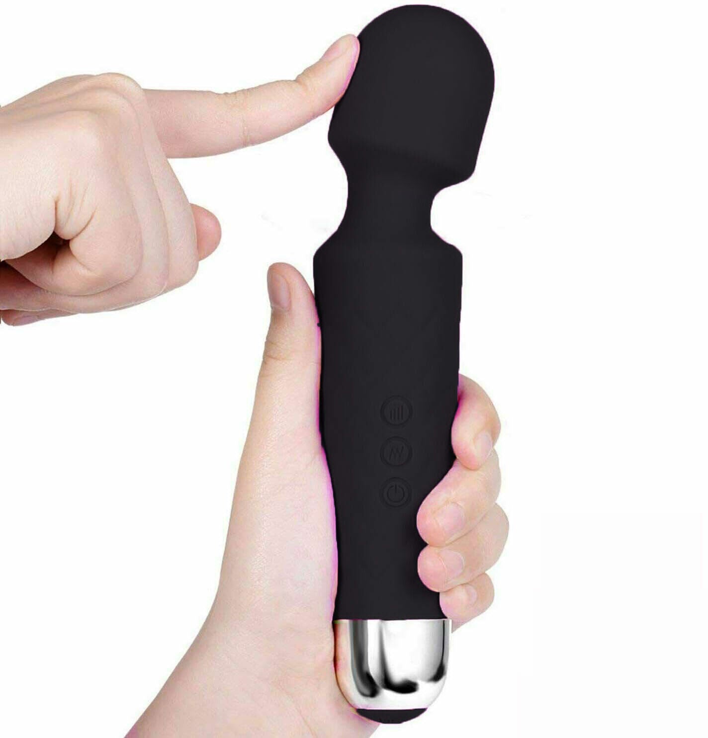 US Local Magic Massage Wand Muscle Relaxation Massager 20 Speed Vibrating Full Body Therapy Motor Vibration