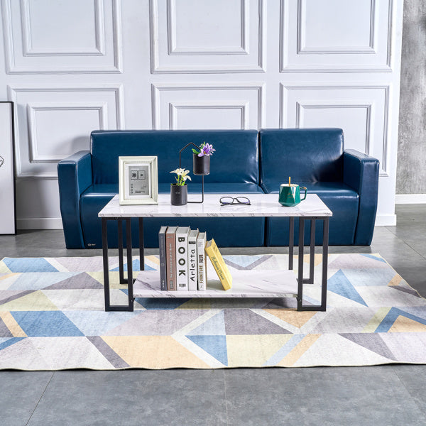 US Local Coffee Table, 2 Layers Of 1.5cm Thick Marble
