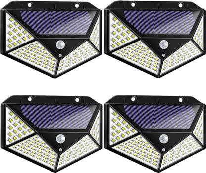 US Local Aolyty Solar Lights Outdoor, Motion Sensor Wall Light 3 Lighting Modes IP65 Waterproof LED Solar Security Lights Four Side Inllumination 2-Pack For Garden Yard Patio Walkway Fence Patio