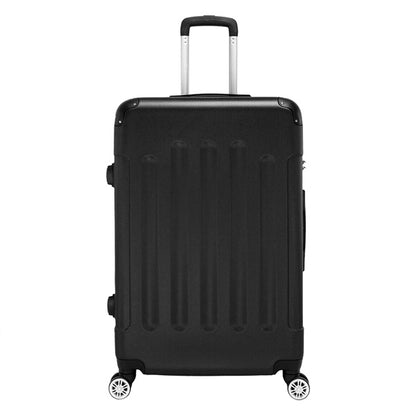 US Local 3-in-1 ABS Trolley Case 20 Inches-24 Inches-28 Inches Black