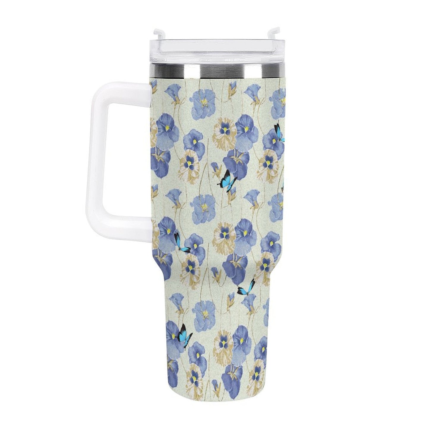PHDT00368 POD US Local Tumbler 40 oz Large Capacity Car Cup Flowers 1