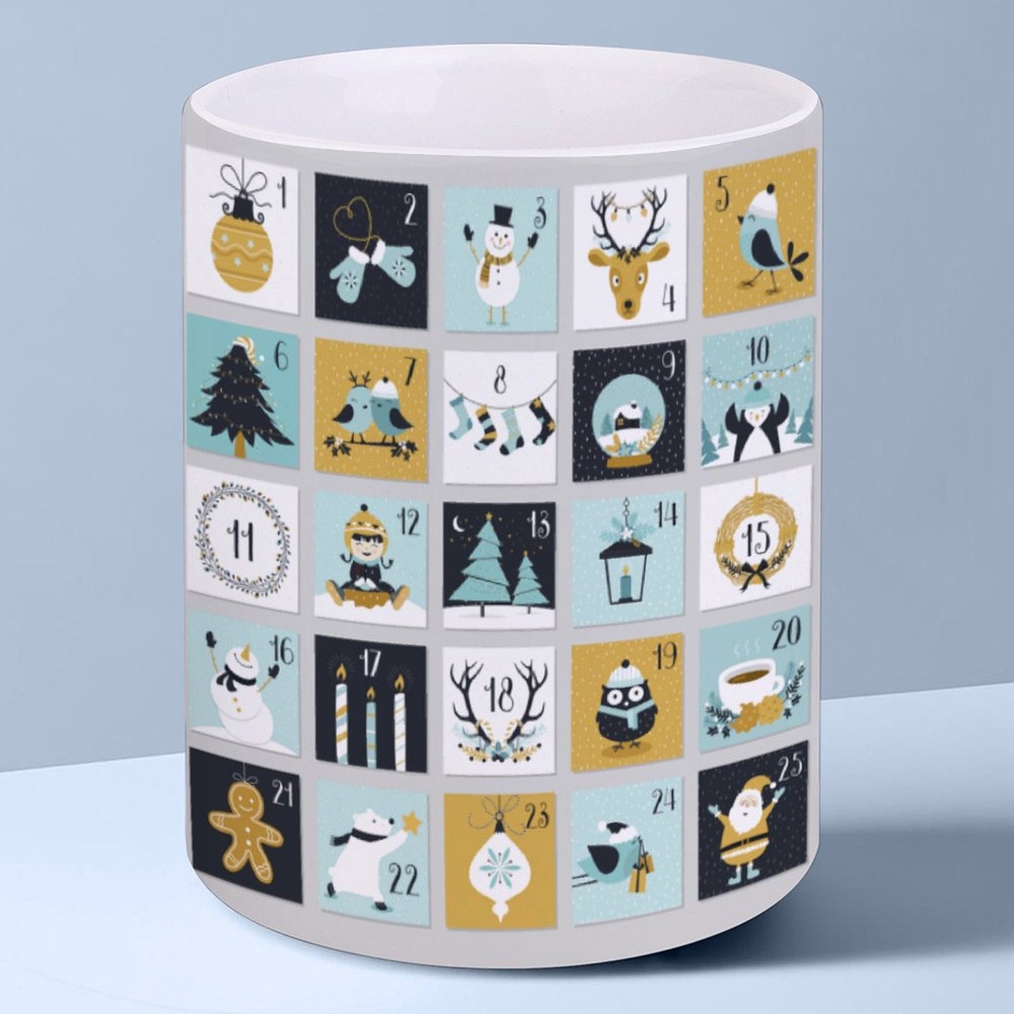 POD US Local White mug with full print, Christmas 0032