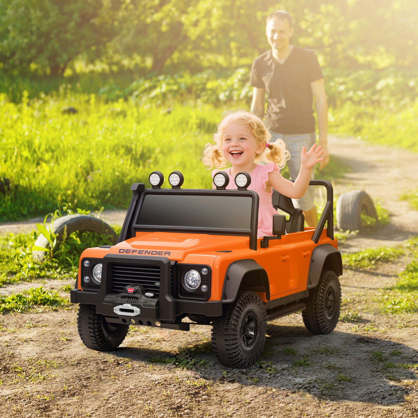 US Local Land Rover Licensed Electric Car for Kids with Remote Control