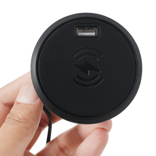 UK Local Upholstered Double Bed 135 X 190cm With Wireless Charging  USB Tyep-C, Hydraulic Storage Bed With Hydraulic Lever, Linen Fabric 4FT6 Double Bed Frame With Large Storage Space, Grey No Mattress