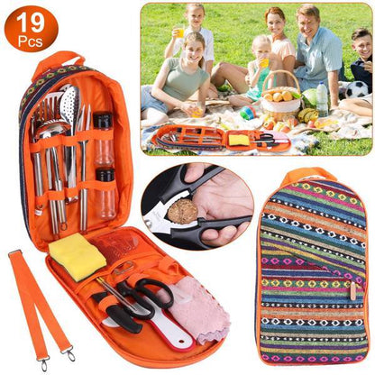 US Local 19 Camping Cookware Sets