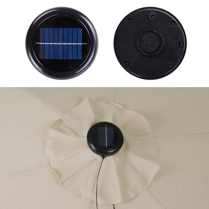 30 LEDs Solar String Light Cool White For 8 9 6rib WD Umb