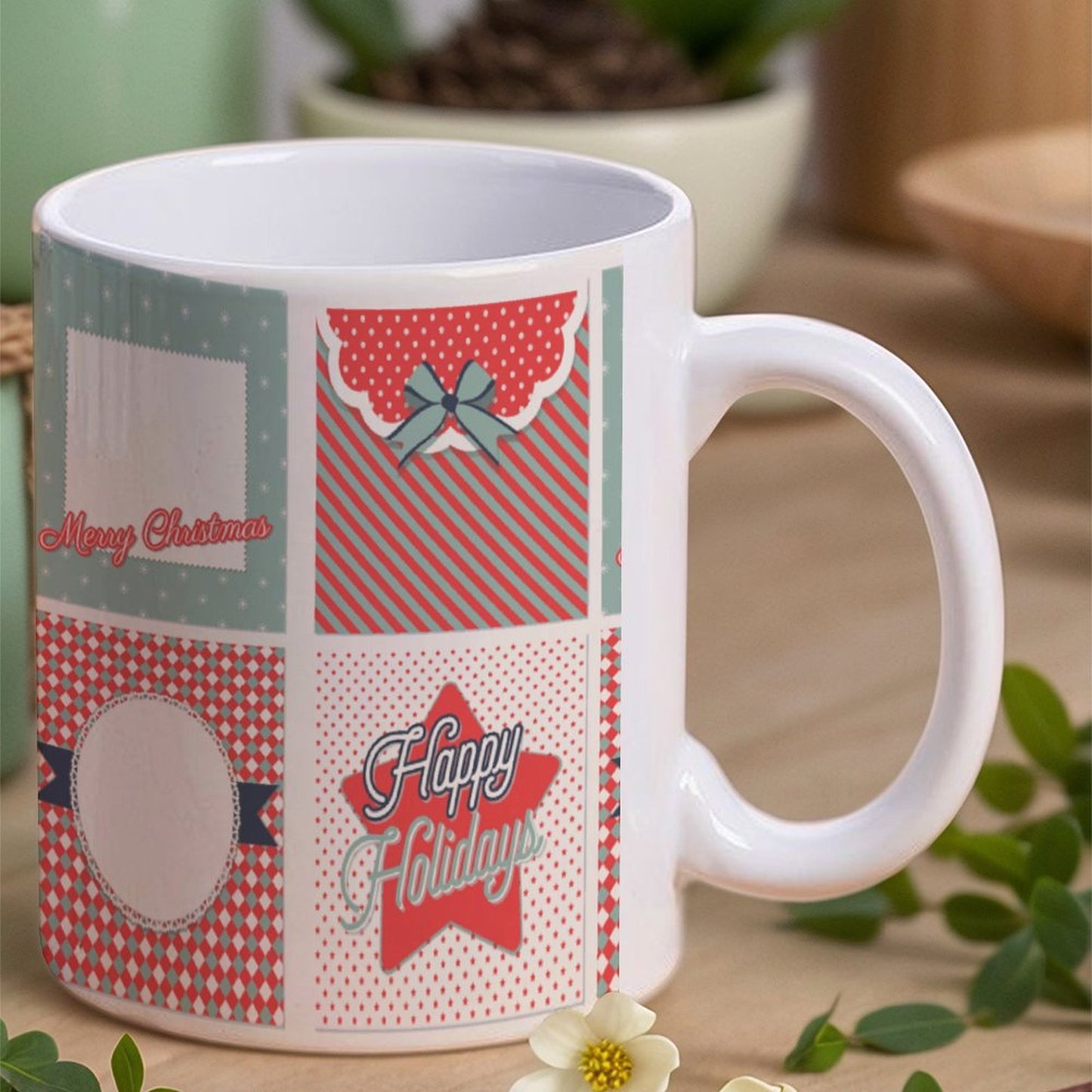 POD US Local White mug with full print, Christmas 0033