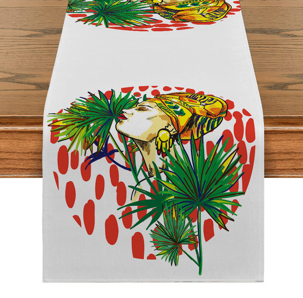 Table Runner National Geometric Tea Table