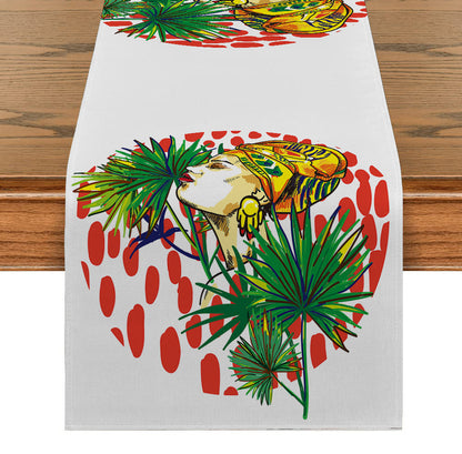 Table Runner National Geometric Tea Table