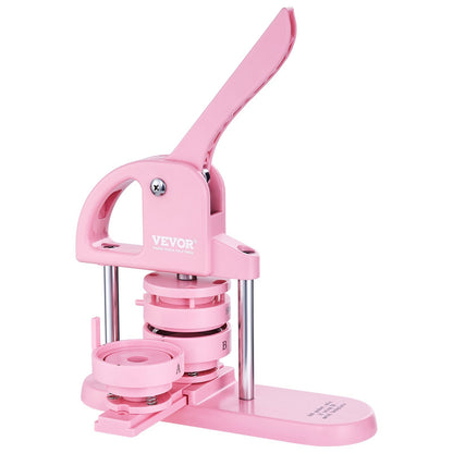 US Local 3-IN-1 Button Maker,  300pcs Button Parts,Button Maker Machine With Panda Magic Book, Ergonomic ArcHandle Punch Press Kit, For Children DIY Gifts