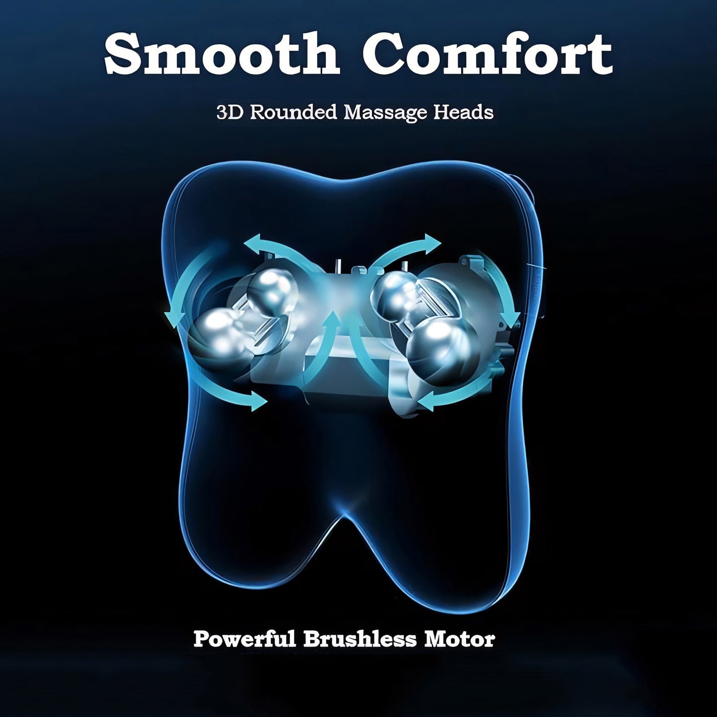 US Local Neck And Back Deep Acupressure Massager Full Body Massage Pillow Ideal Gift