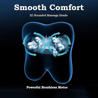 US Local Neck And Back Deep Acupressure Massager Full Body Massage Pillow Ideal Gift