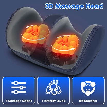 US Local Shiatsu Foot Massager With Heat Foot Calf Thigh Arm Massager Machine With 3 Modes 3 Intensity Levels Gifts For Mom Dad Lover