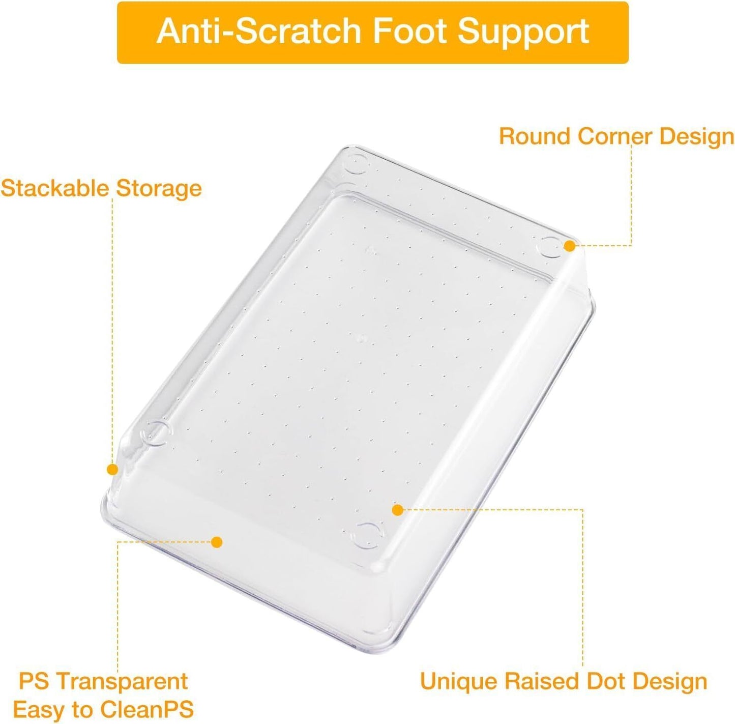 UK Local 25Pcs Draw Organiser Plastic Box Desk Drawer Fridge Trays Makeup Storage Divider