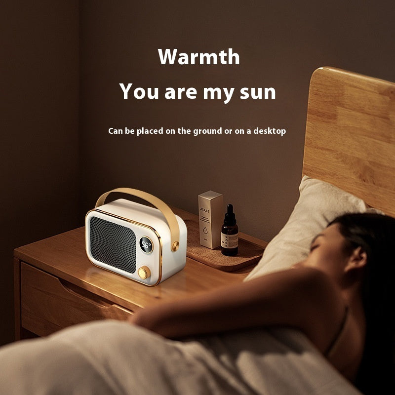 High-power Digital Display Warm Air Blower Desktop Office Small Heater