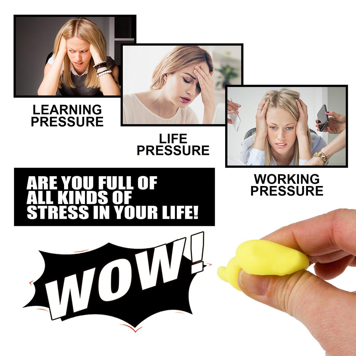 US Local Christmas Squeezable Gift Box, 24-compartment Countdown Blind Box, Squeezeable Cartoon Toy For Stress Relief.